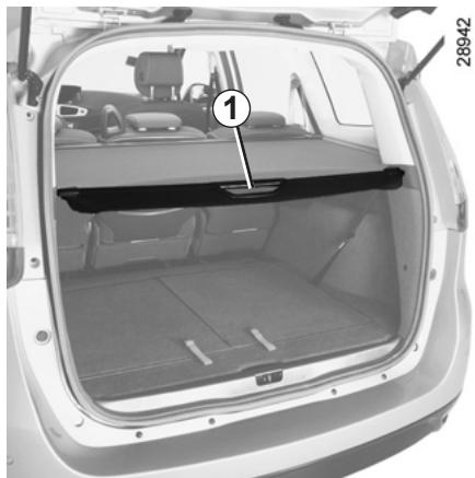 RENAULT SCENIC 3 - CACHE-BAGAGES : versions châssis long - 1