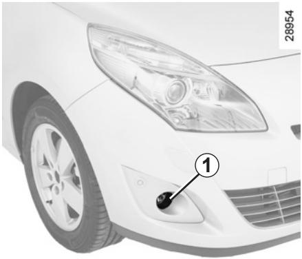 RENAULT SCENIC 3 - PROJECTEURS AVANT : feuux de brouillard avant - 1