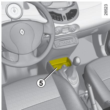 RENAULT TWINGO 2 2007 - RANGEMENTS/AMÉNAGEMENTS DE L'HABITACLE (suite) - 1