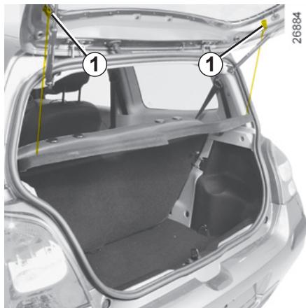 RENAULT TWINGO 2 2007 - TABLETTE ARRIERE - 1