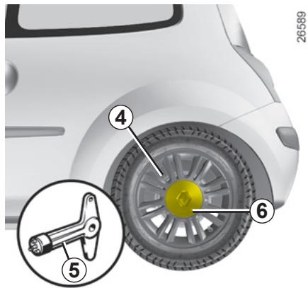 RENAULT TWINGO 2 2007 - Enjoliveur à l'exemple de l'enjoliveur 1 - 1