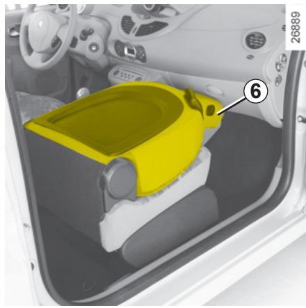 RENAULT TWINGO 2 2007 - Position tablette - 1