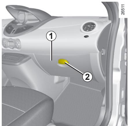 RENAULT TWINGO 2 2007 - RANGEMENTS/AMÉNAGEMENTS DE L'HABITACLE - 1