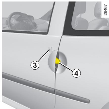 RENAULT TWINGO 2 2007 - OUVERTURE/FERMETURE DES PORTES - 2