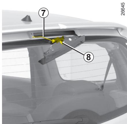 RENAULT TWINGO 2 2007 - Troisième feu de stop - 1