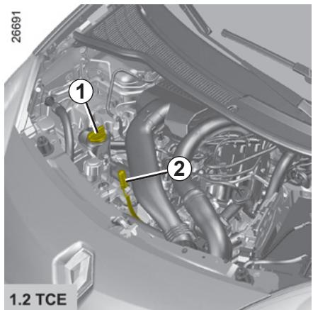 RENAULT TWINGO 2 2007 - NIVEAU HUILMEOTEUR (suite) - 1