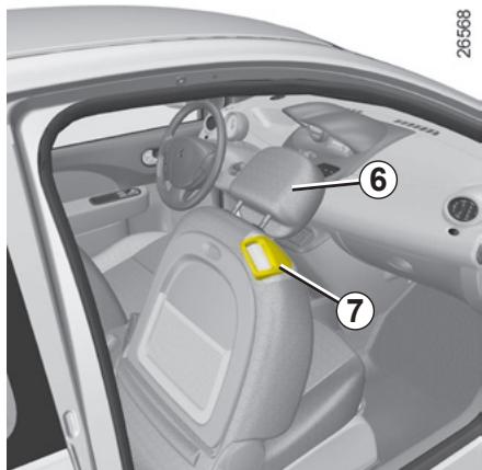 RENAULT TWINGO 2 2007 - SIÉGES AVANT (suite) - 1