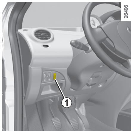 RENAULT TWINGO 2 2007 - RÉGULATEUR-LIMITEUR DE VITESSE : fonction limiteur (suite) - 1