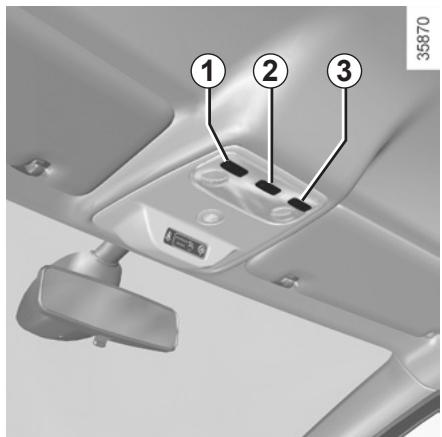 RENAULT ZOE ZE - ÉCLAIRAGE INTÉRIEUR/PARE-SOLEIL - 1