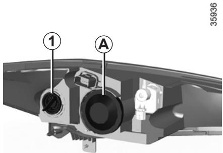 RENAULT ZOE ZE - PROJECTEURS AVANT : remplacement des lampes - 1