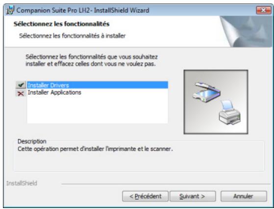 SAGEM AGORIS M943XBDN - Installation des pilotes à l'aide du logiciel Companion Suite Pro - 3