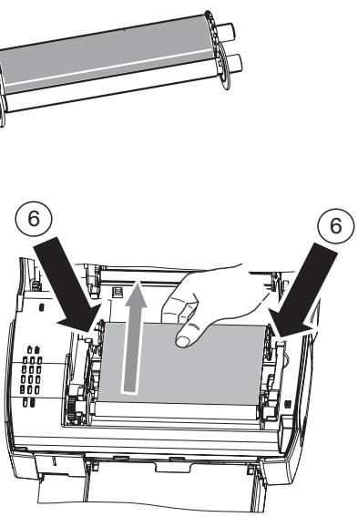 SAGEM AP2300 - Installing the ribbon - 4