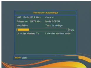 SAGEM DT53NB - Recherche des chaînes - 2