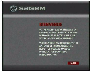 SAGEM DT85N HD - Première installation - 1