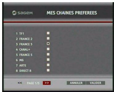 SAGEM DT85N HD - Recherche des chaînes - 2