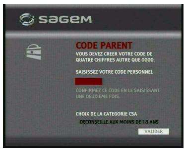 SAGEM DT85N HD - Première installation - 4