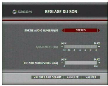 SAGEM DT85N HD - Sortie audio numérique - 1
