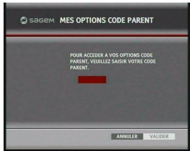 SAGEM DT85N HD - Verrouiller les programmes à partir de la catégorie CSA - 1