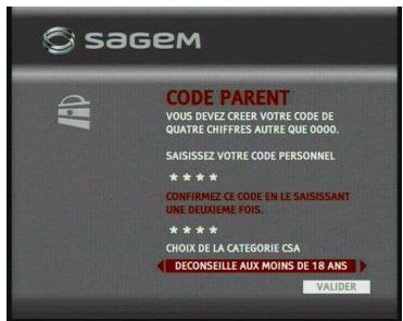 SAGEM DT85N HD - Première installation - 5