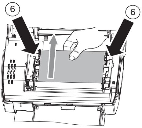 SAGEM EASY 110 - INSTALLING THE RIBBON - 5