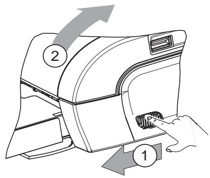 SAGEM EASY 110 - INSTALLING THE RIBBON - 1