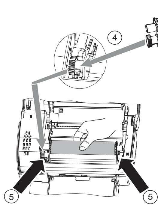 SAGEM EASY 110 - INSTALLING THE RIBBON - 3