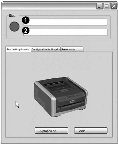 SAGEM LP5524D - Ligne pour les messages d'erreur - 1