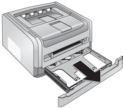 SAGEM LP5524D - Remédier au bourrage papier dans la cassette à papier / l'introduction de papier - 1