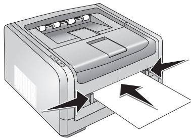 SAGEM LP5524D - Placer le papier dans l'introduction de papier manuelle - 1