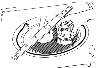 WHIRLPOOL WDP340PAFW - USE & CARE GUIDE - Filter Reinstallation Instructions - 1