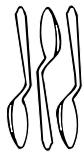 WHIRLPOOL WDP340PAFW - USE & CARE GUIDE - Place load pattern (when silverware basket is in lower rack) - 5