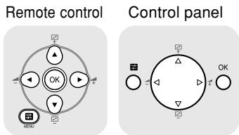 TOSHIBA ET1 - Use the  and  buttons to select an item you want to set, then set it according to the table shown below. - 1