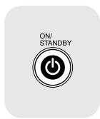 TOSHIBA ET1 - Press the ON/STANDBY button. - 1