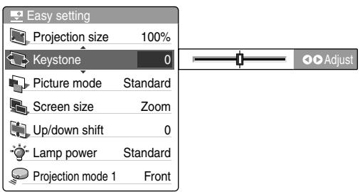 TOSHIBA ET1 - Use the  and  buttons to select the menu item you want to set or adjust. - 2