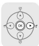 TOSHIBA ET1 - Press the 口 button, move the cursor to the user memory registration name, then press the OK button. - 1