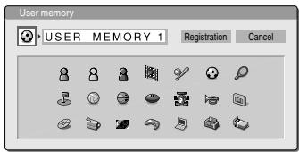 TOSHIBA ET1 - Press the OK button, use the  ,  , or  button to select a desired icon, then press the OK button. - 3
