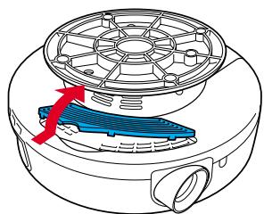 TOSHIBA ET1 - Remove the air filter. - 1