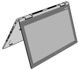 TOSHIBA SATELLITE RADIUS 12 - Opening the display - 5