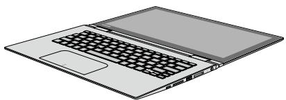 TOSHIBA SATELLITE RADIUS 12 - Opening the display - 3