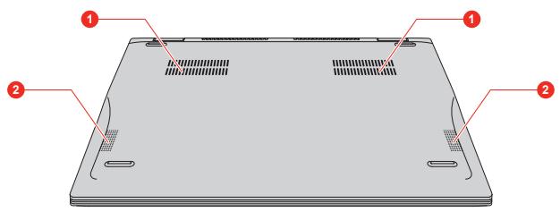 TOSHIBA SATELLITE RADIUS 12 - Underside - 1