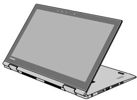 TOSHIBA SATELLITE RADIUS 12 - Opening the display - 4