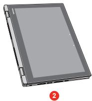 TOSHIBA SATELLITE RADIUS 12 - Changing the screen orientation - 3