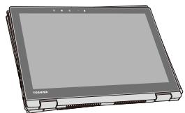 TOSHIBA SATELLITE RADIUS 12 - Opening the display - 6