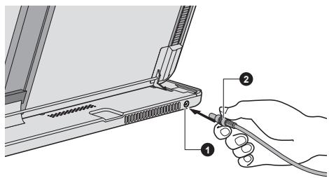 TOSHIBA SATELLITE U920T-119 - Connexion de l'adaptateur secteur - 5