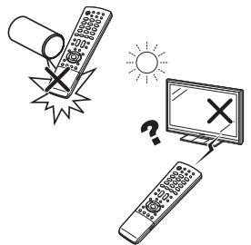 SHARP LC-32DH65E - Précautions sur la télécommande - 1