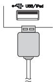 SHARP XL HF401PH S - ■ Connexion via le port USB d'un iPod, iPhone ou iPad - 3