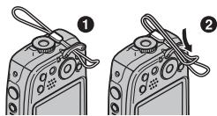 FUJIFILM FINEPIX XP120 - Attaching the Strap - 1