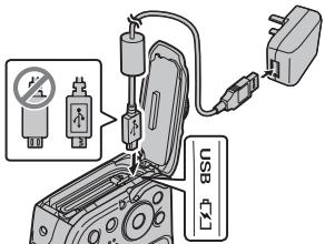 FUJIFILM FINEPIX XP120 - Charge the battery. - 1