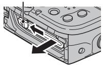 FUJIFILM FINEPIX XP120 - Removing the Battery and Memory Card - 1