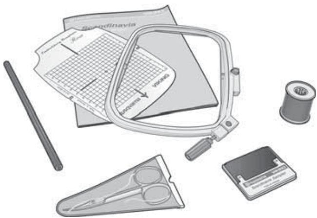 HUSQVARNA 400 COMPUTER - Connecting the Embroidery unit - 2